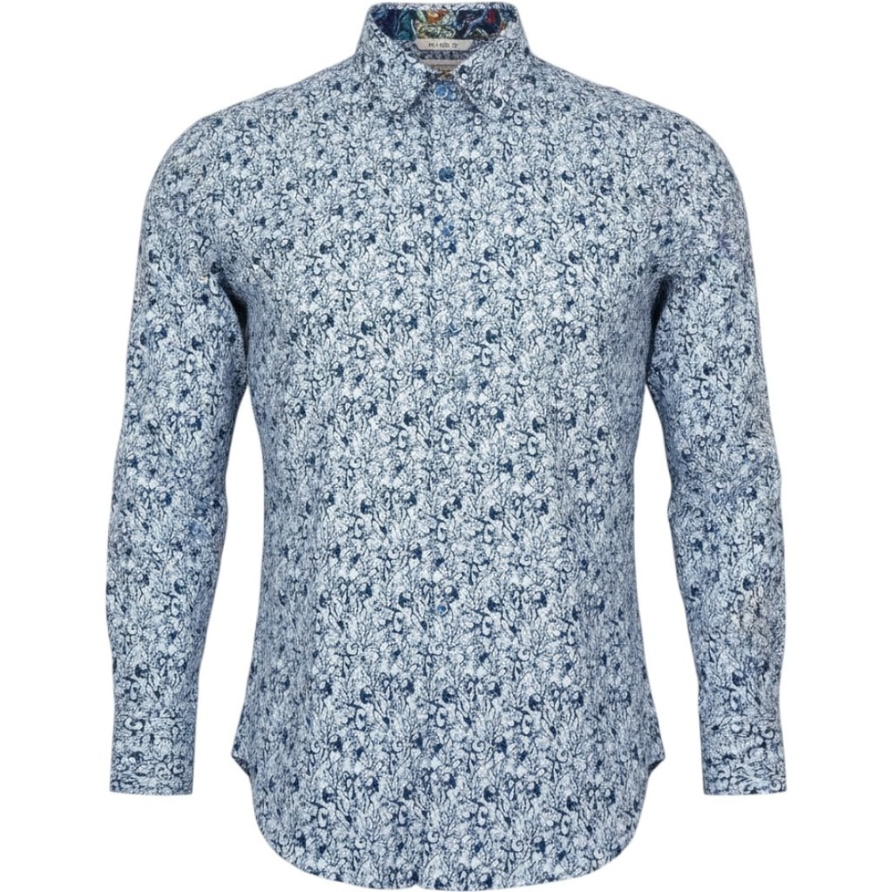 Robert Graham Mens 3XL Abstract Coral Reef Tropical Jellyfish AOP Buttoned Shirt